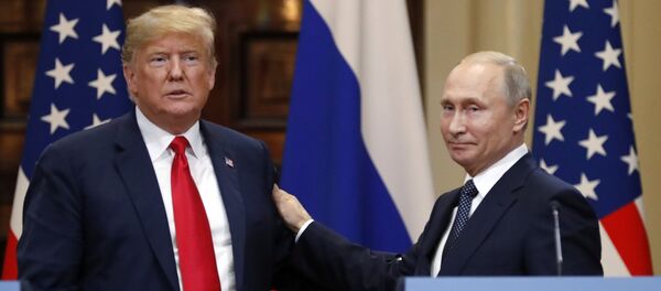 Встреча президента РФ Владимира Путина и президента США Дональда Трампа в Хельсинки - Sputnik Moldova-România