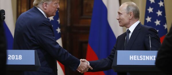 Встреча президента РФ Владимира Путина и президента США Дональда Трампа в Хельсинки - Sputnik Moldova
