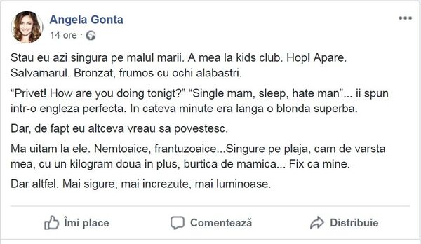 Postare Angela Gonța Postare Angela Gonța - Sputnik Moldova