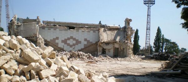 Снос Республиканского Стадиона. Август 2007 года. - Sputnik Moldova-România