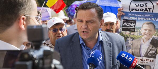 Акция протеста перед Парламентом Республики Молдова  - Sputnik Moldova