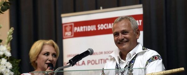 Dăncilă și Dragnea - Sputnik Moldova-România
