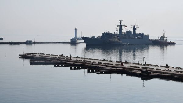 Корабли военно-морской группы НАТО в порту Одессы. Архивное фото - Sputnik Молдова