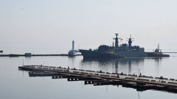 Корабли военно-морской группы НАТО в порту Одессы. Архивное фото - Sputnik Молдова