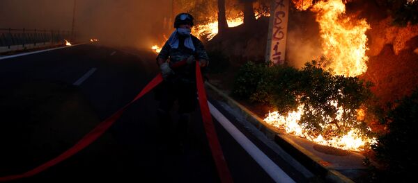 Incendii de vegetație în Grecia - Sputnik Moldova-România