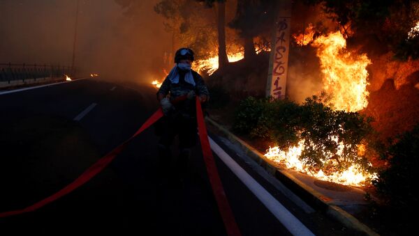 Incendii de vegetație în Grecia - Sputnik Moldova