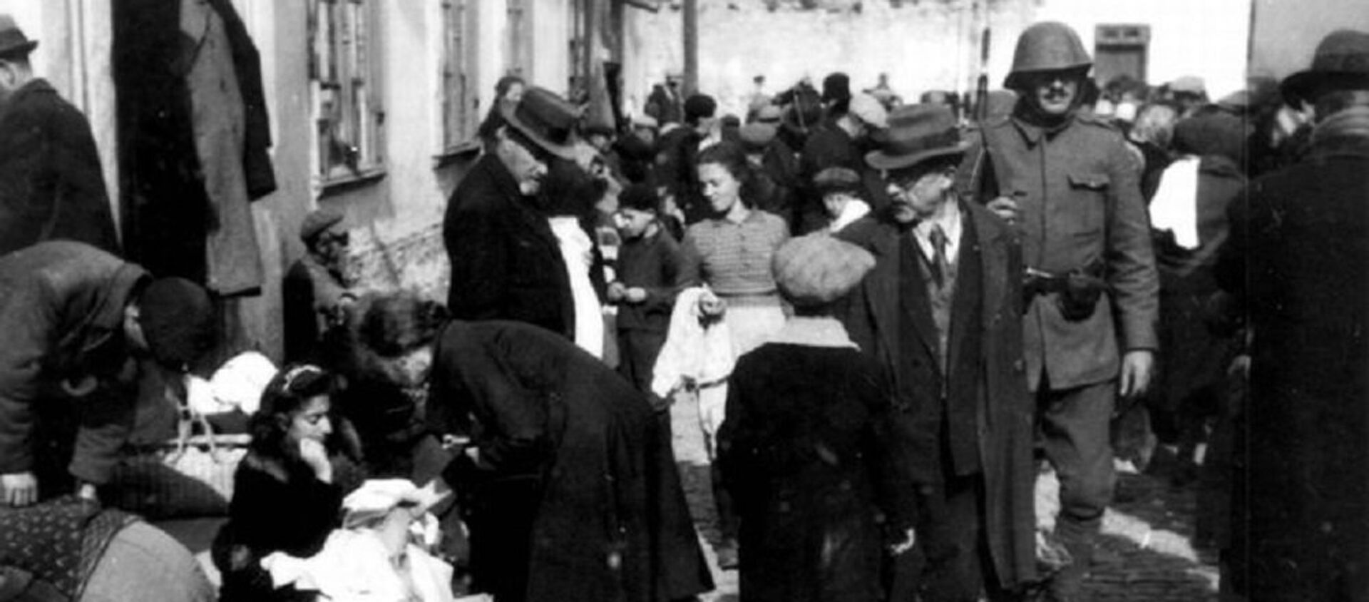 На рынке еврейского гетто Кишинёва, 1941 год - Sputnik Молдова, 1920, 25.07.2018