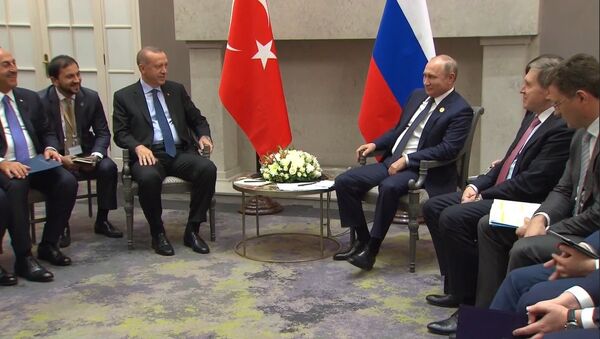 Путин пошутил, что сходит с Эрдоганом в ресторан - Sputnik Молдова