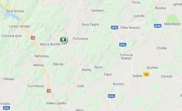 Cutremur în zona seismică Vrancea Cutremur în zona seismică Vrancea - Sputnik Moldova