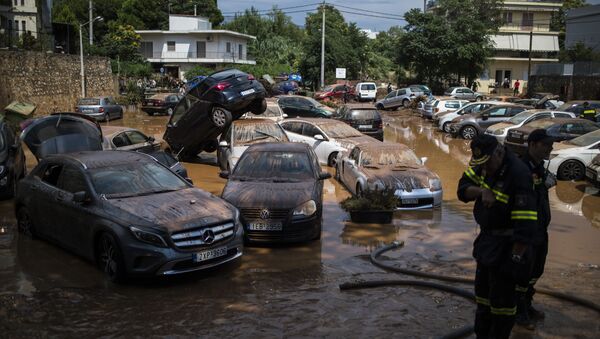 Наводнение в Афины - Sputnik Молдова