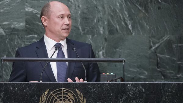 Valeriu Streleţ la ONU - Sputnik Moldova