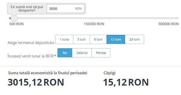 Depozit BCR - Sputnik Moldova-România