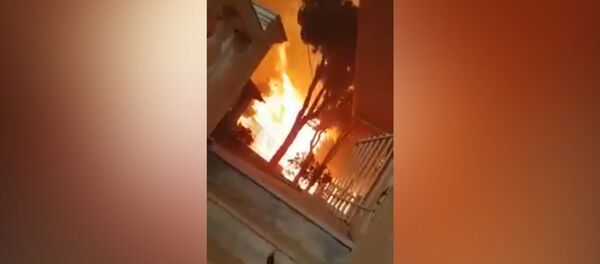 Съемка пожара в Греции от первого лица Съемка пожара в Греции от первого лица - Sputnik Молдова