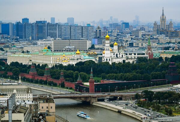 Kremlinul din Moscova, râul Moscova, podul Bolşoi Moskvoreţki - Sputnik Moldova