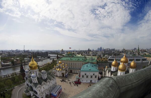 Râul Moscova și Piața Catedralei a Kremlinului din Moscova - Sputnik Moldova