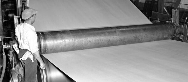 Fabrică de hârtie. Poză simbol - Sputnik Moldova-România