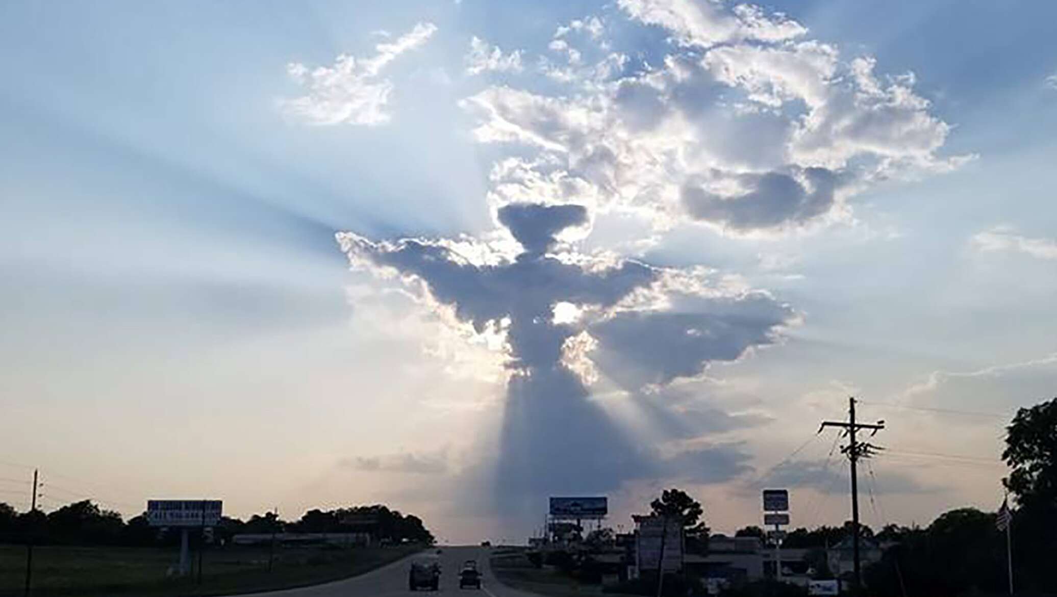 фотография электронного облака