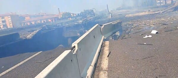 Последствия взрыва в Болонье Последствия взрыва в Болонье - Sputnik Молдова