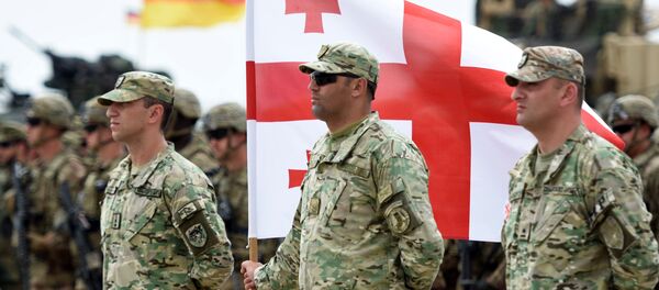 Церемония открытия военных учений Noble Partner в Грузии - Sputnik Moldova-România