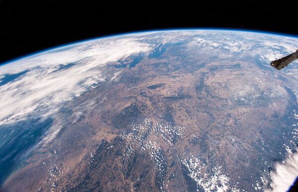 Seceta în Europa Centrală văzută de la bordul Stației Spațiale Internaționale - Sputnik Moldova