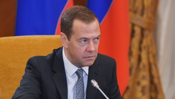 Prime Minister Dmitry Medvedev at Skolkovo Foundation Board of Trustees meeting - Sputnik Moldova