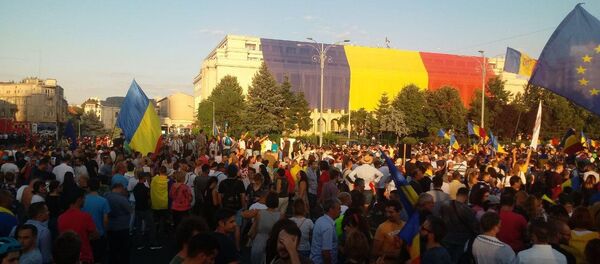 Protest diaspora, București, 10 august 2018 - Sputnik Moldova