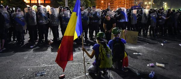 Беспорядки в Румынии - Sputnik Moldova-România