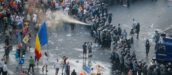 Беспорядки в Румынии - Sputnik Moldova-România