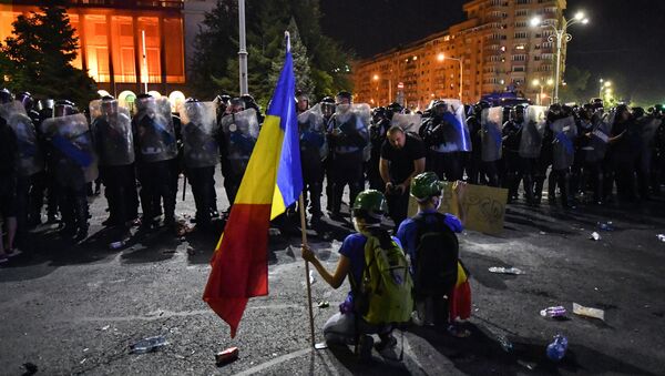 Беспорядки в Румынии - Sputnik Молдова