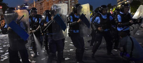 Беспорядки в Румынии - Sputnik Молдова
