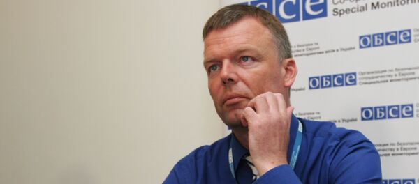 Пресс-конференция заместителя главы миссии ОБСЕ на Украине Александра Хуга Пресс-конференция заместителя главы миссии ОБСЕ на Украине Александра Хуга - Sputnik Молдова