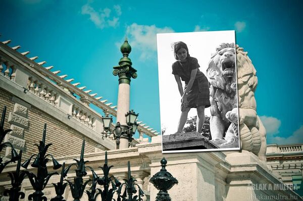 Снимок культурного центра Várkert bazár на площади Ybl Miklós в Будапеште из фотопроекта Окно в прошлое венгерского фотографа Kerenyi Zoltan, 1967/2014 года. - Sputnik Молдова