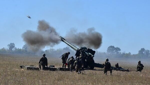 Exerciţiu militar, artilerie, armata RM, poligonul Bulboaca - Sputnik Moldova