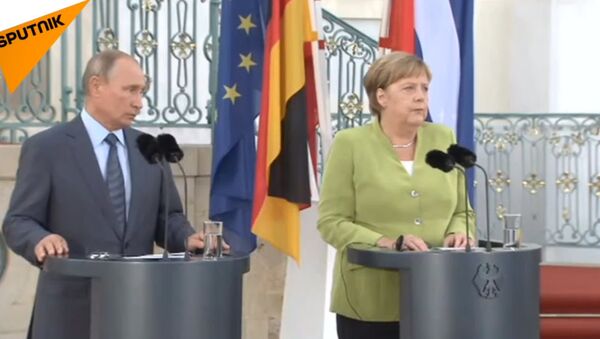 LIVE: Совместная пресс-конференция Владимира Путина и Ангелы Меркель - Sputnik Молдова