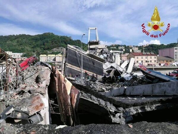 Genova, podul prăbușit Genova, podul prăbușit - Sputnik Moldova-România