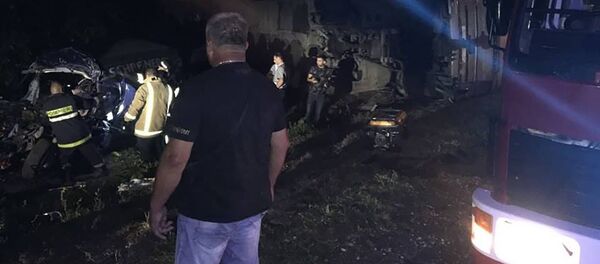 Авария с автобусом Кишинев-Затока Авария с автобусом Кишинев-Затока - Sputnik Moldova