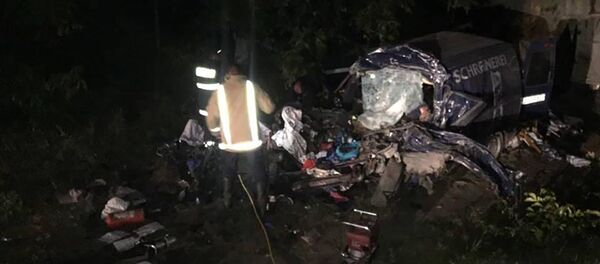 Авария с автобусом Кишинев-Затока Авария с автобусом Кишинев-Затока - Sputnik Молдова