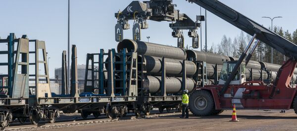 Трубы для строительства газопровода Северный поток-2 - Sputnik Moldova