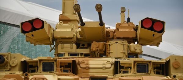 Боевая машина поддержки танков (БМПТ) Терминатор на выставке «Армия России – завтра» в рамках IV Международного военно-технического форума «Армия-2018» в Кубинке - Sputnik Молдова