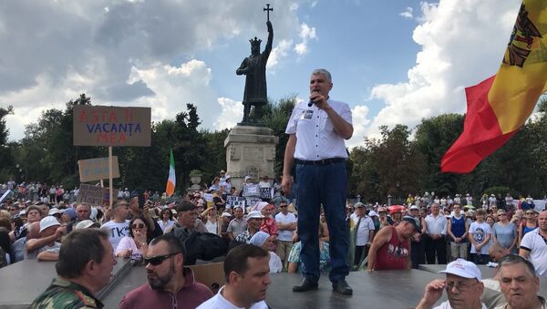 Протест в Кишиневе 26 августа 2018 - Sputnik Молдова