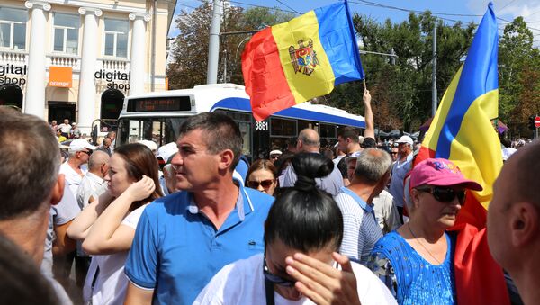 Protest la Chișinău 26 august 2018 - Sputnik Молдова