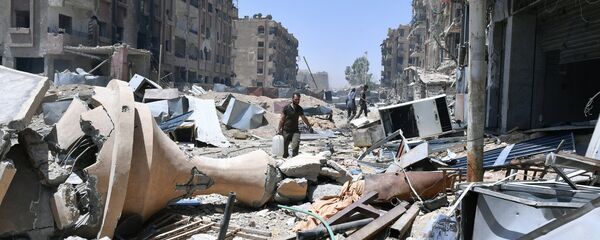 Сирийская армия освободила лагерь палестинских беженцев Ярмук на юге Дамаска - Sputnik Moldova-România