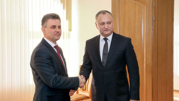 Встреча Президента Молдовы Игоря Додона и Вадима Красносельского - Sputnik Moldova
