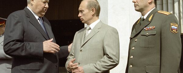 Boris Elțin și Vladimir Putin - Sputnik Moldova-România