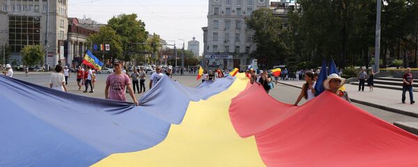 Унионисты отмечают 100-летие унири, архивное фото. - Sputnik Молдова