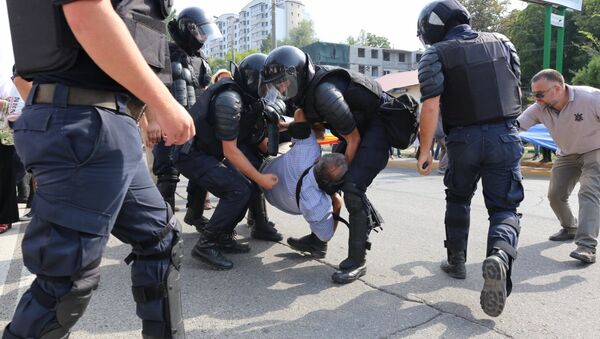 Полиция разогнала унионистов - Sputnik Moldova