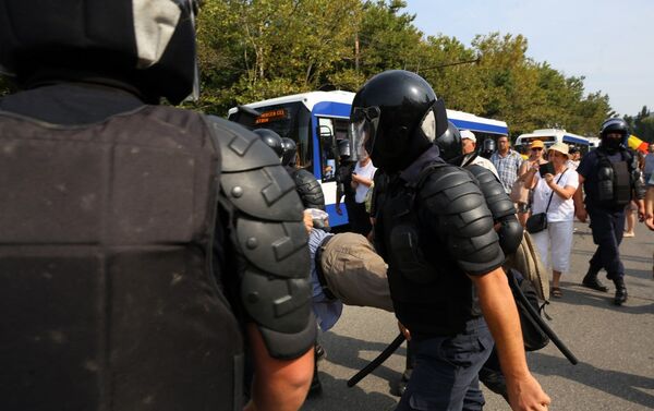 Полиция разогнала унионистов - Sputnik Молдова