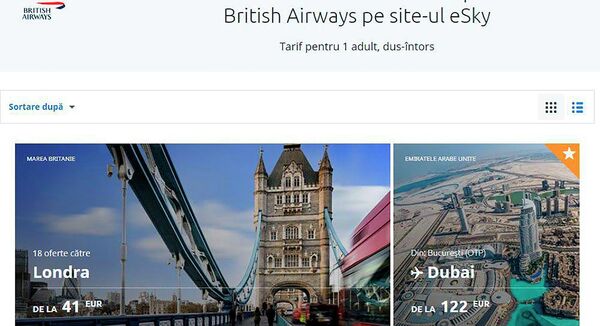 British Airways, pe site-ul esky.ro British Airways, pe site-ul esky.ro - Sputnik Moldova-România