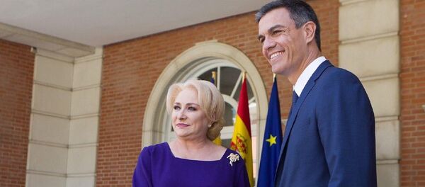 Viorica Dăncilă, primită de către Majestatea Sa Felipe al VI-lea, Regele Spaniei - Sputnik Moldova-România