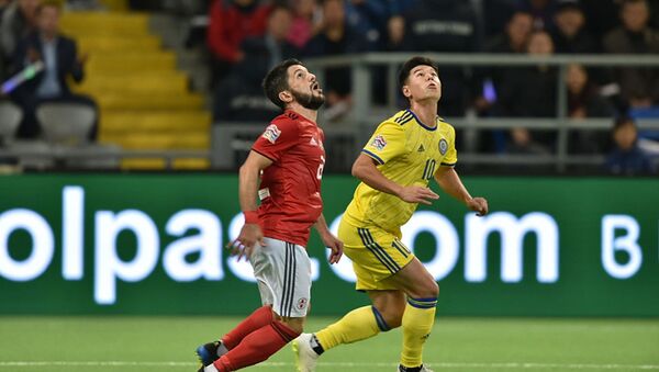 Матч между сборными Грузии и Казахстана в рамках Лиги наций УЕФА - Sputnik Молдова